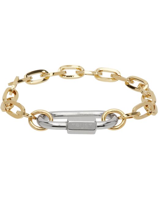 In Gold We Trust Paris Gold Cable Chain Bracelet