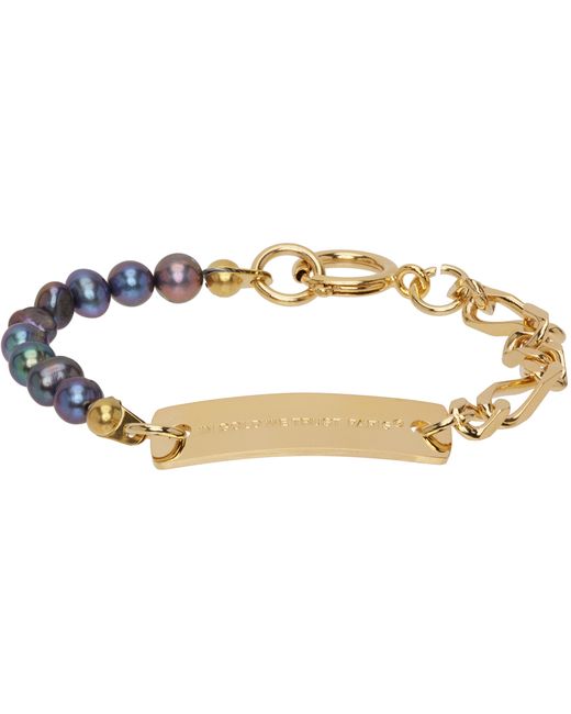 In Gold We Trust Paris Exclusive Thin Figaro Pearl Bracelet