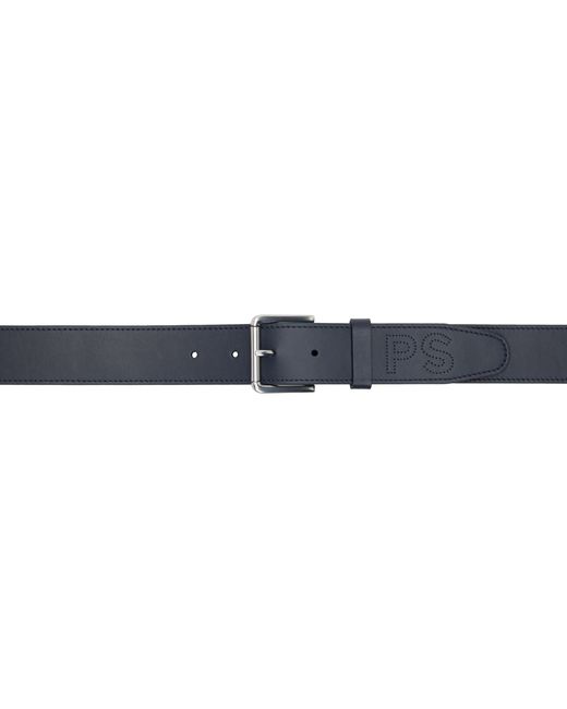 PS Paul Smith Navy Perforated Belt