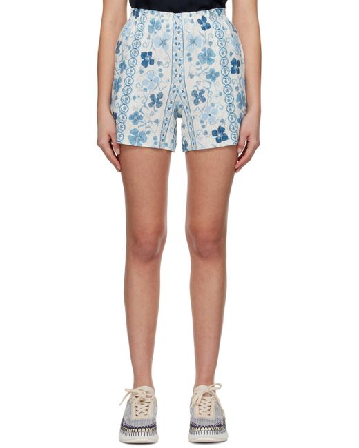 See by Chloé Blue Printed Boxer Shorts