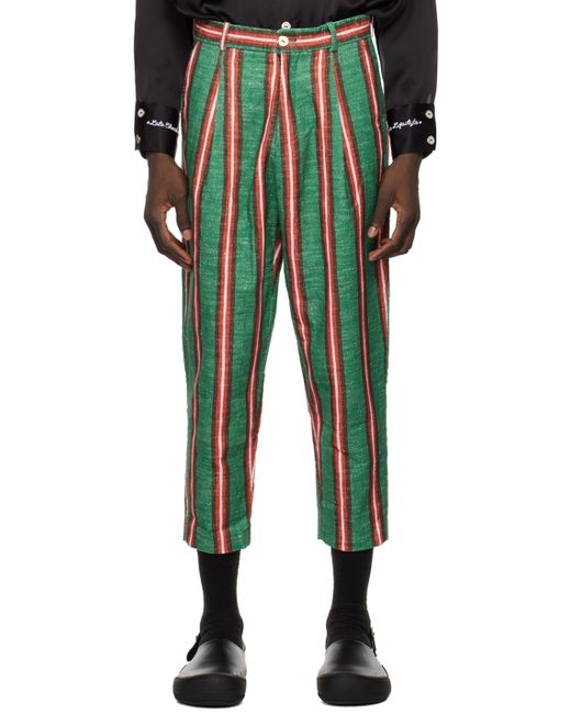 Late Checkout Striped Trousers