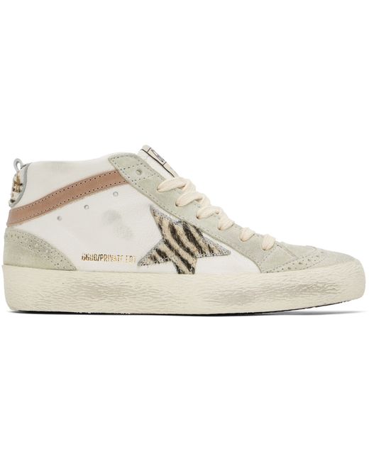 Golden Goose Exclusive White Mid Star Sneakers