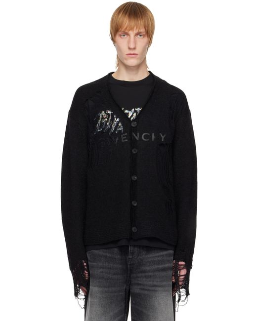 Givenchy Destroyed Cardigan