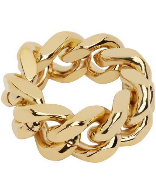 In Gold We Trust Paris Curb Chain Ring