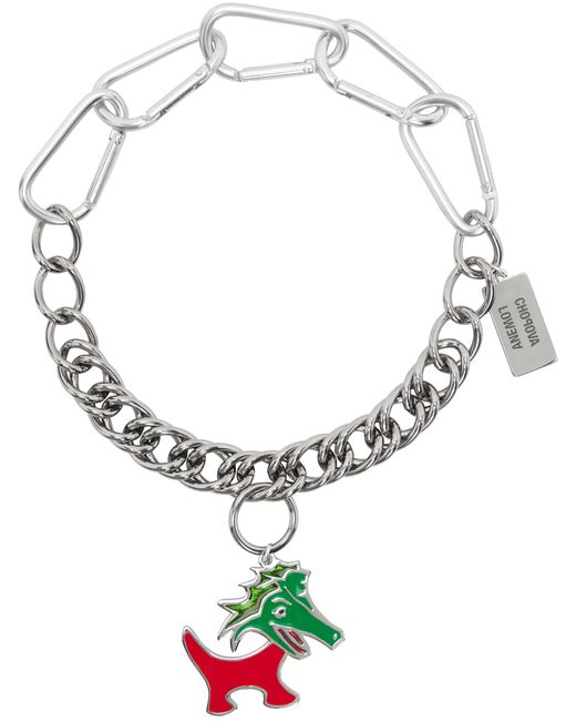 Chopova Lowena Dragon Charm Necklace