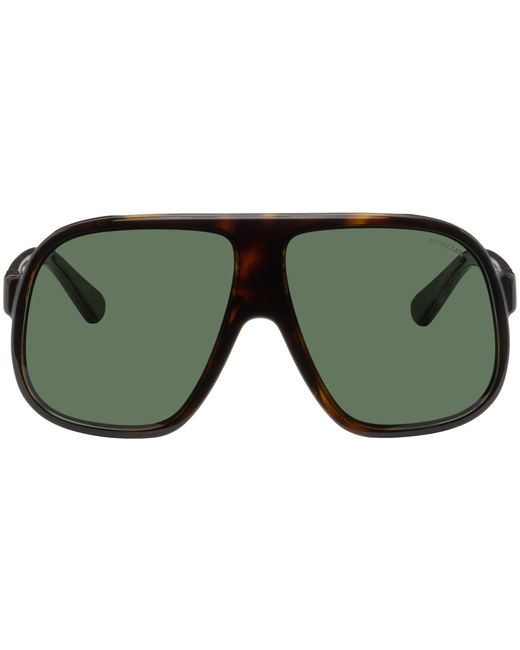 Moncler Tortoiseshell Diffractor Sunglasses