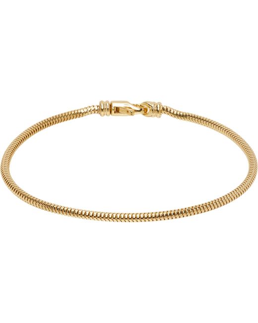 Tom Wood Gold Snake Chain Bracelet