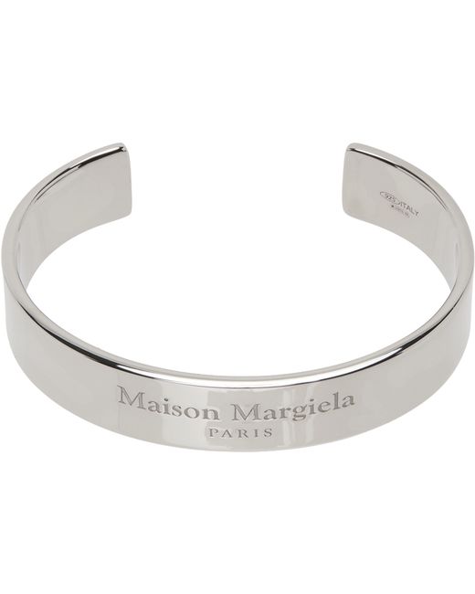 Maison Margiela Engraved Cuff Bracelet