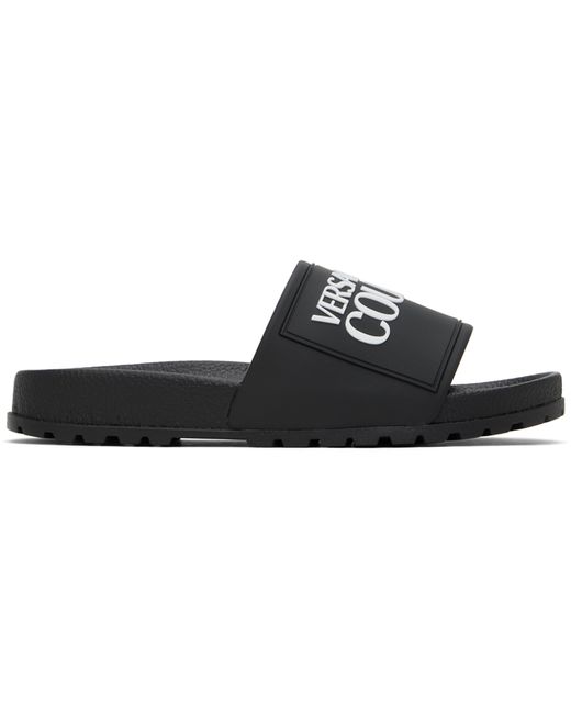 Versace Jeans Couture Embossed Pool Slides