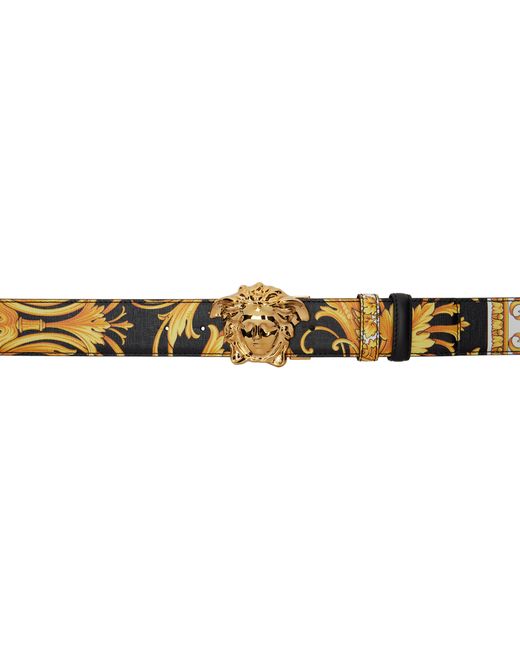 Versace Gold Barocco Reversible Belt