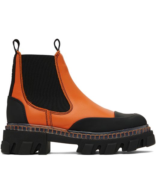 Ganni Cleated Low Chelsea Boots