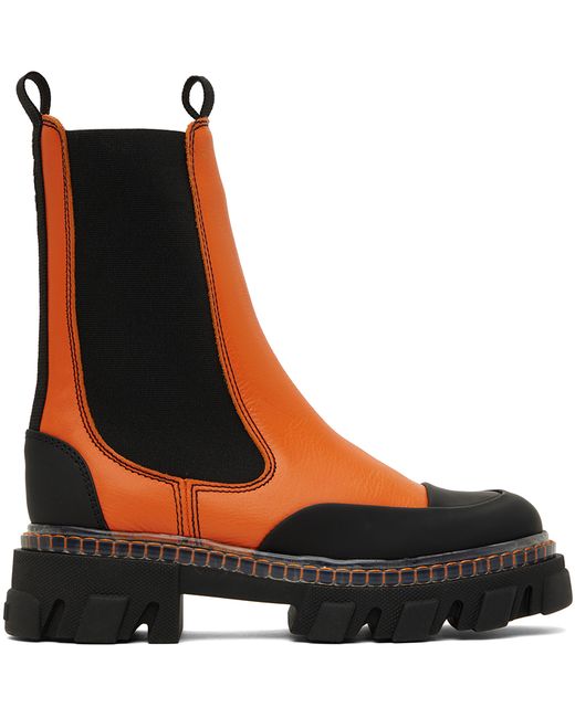 Ganni Cleated Chelsea Boots