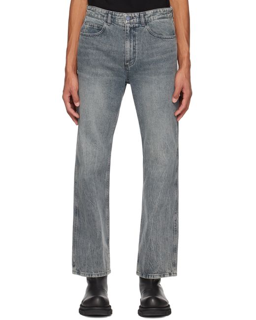 Solid Homme Straight Washed Jeans