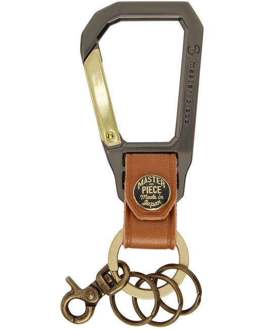 Master-Piece Co Tan Carabiner Keychain