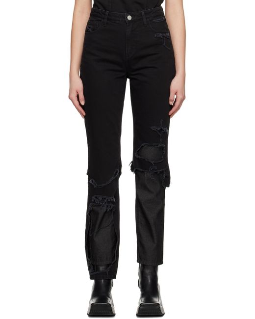 Raf Simons Double Destroyed Jeans
