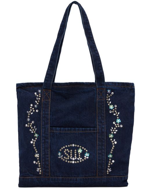 Anna Sui Exclusive Navy Studded Tote