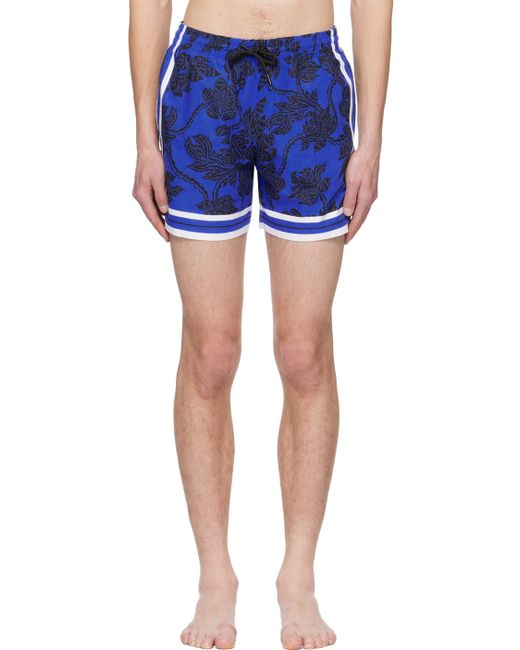 Dries Van Noten Blue Swim Shorts