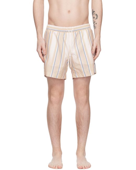 Commas Striped Swim Shorts