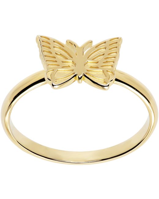 Needles Gold Butterfly Ring