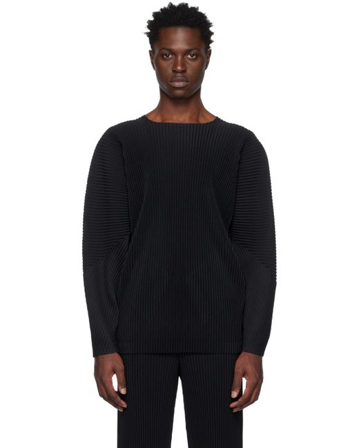 Homme Pliss Issey Miyake Monthly January Long Sleeve T-Shirt