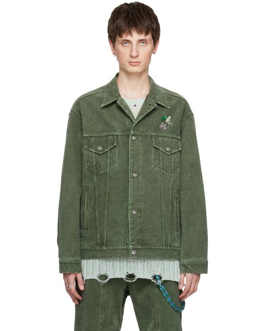 Song For The Mute Khaki Oversized Worker Jacket