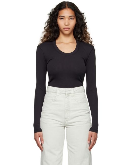 Lemaire Scoop Neck Long Sleeve T-Shirt