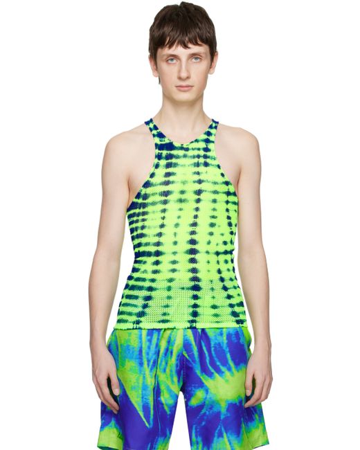 Agr Green Graphic Tank Top