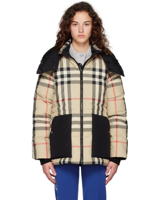 Burberry Check Down Jacket