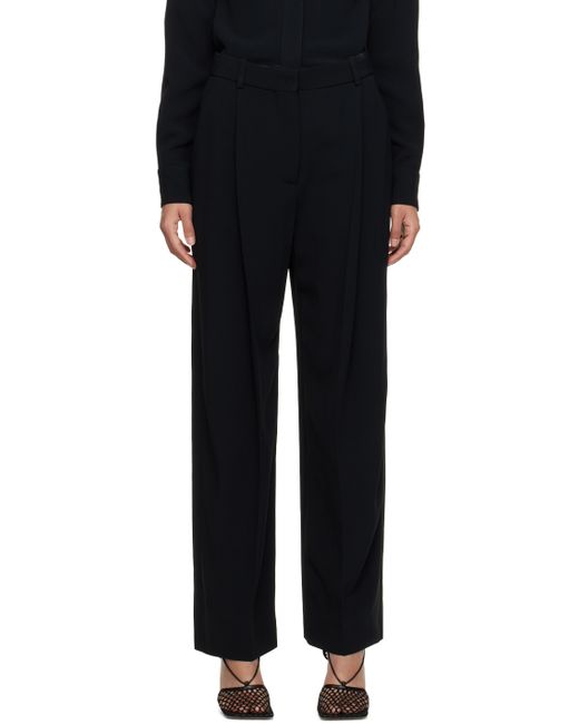 Victoria Beckham Wide-Leg Pleated Trousers