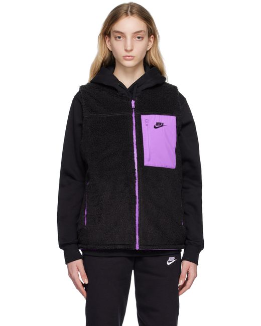 Nike Purple Winter Reversible Vest