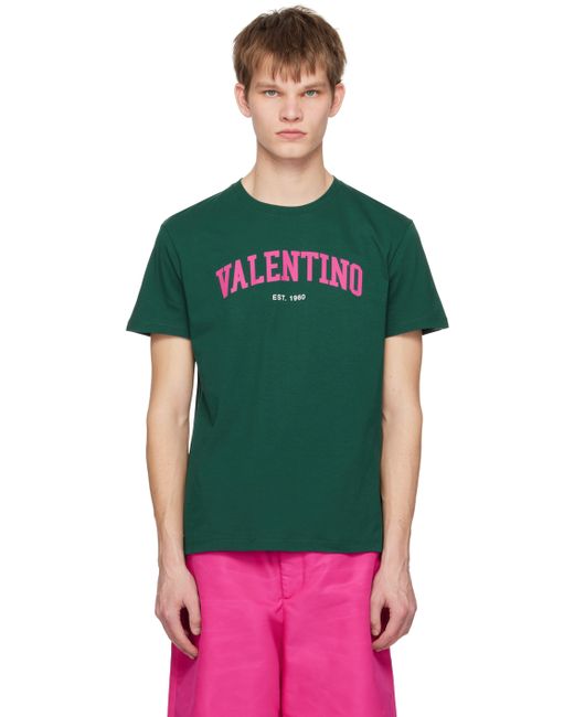 Valentino Green Print T-Shirt