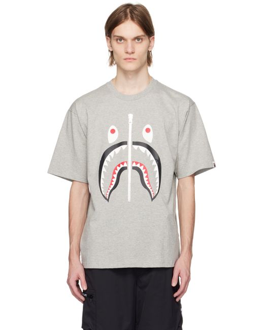 Bape Grey Shark T-Shirt