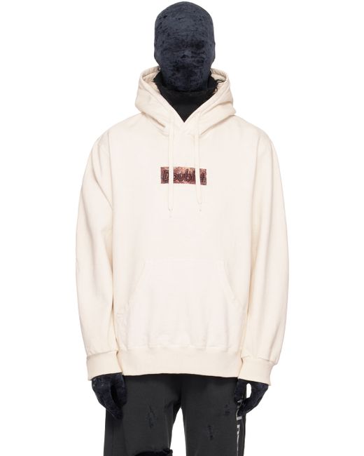 Doublet Off Rust Embroidery Hoodie