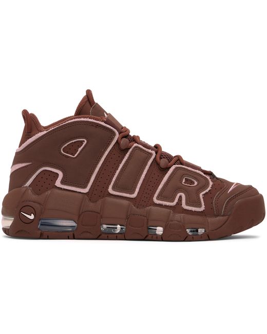 Nike Burgundy Air More Uptempo 96 Sneakers