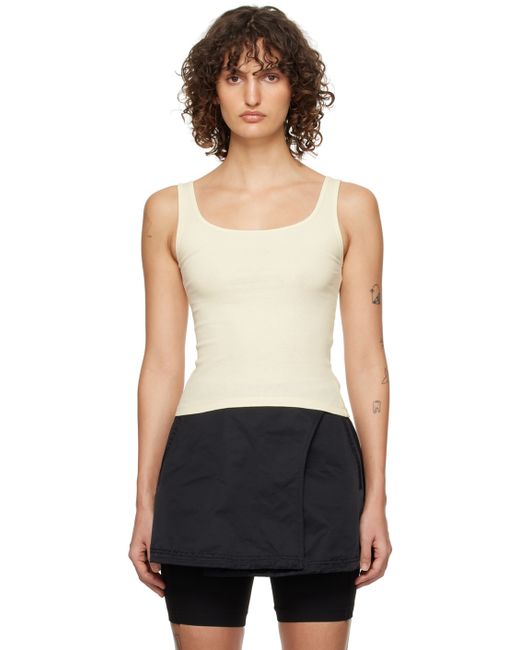 TheOpen Product Off-White Scoop Neck Tank Top
