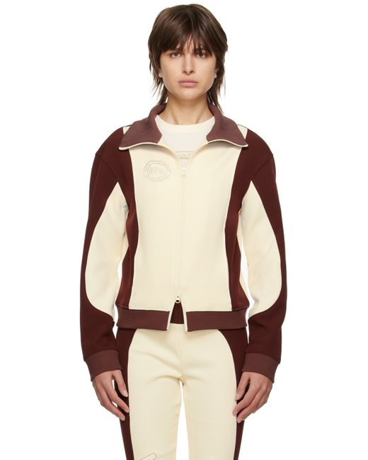 TheOpen Product Brown Paneled Track Jacket