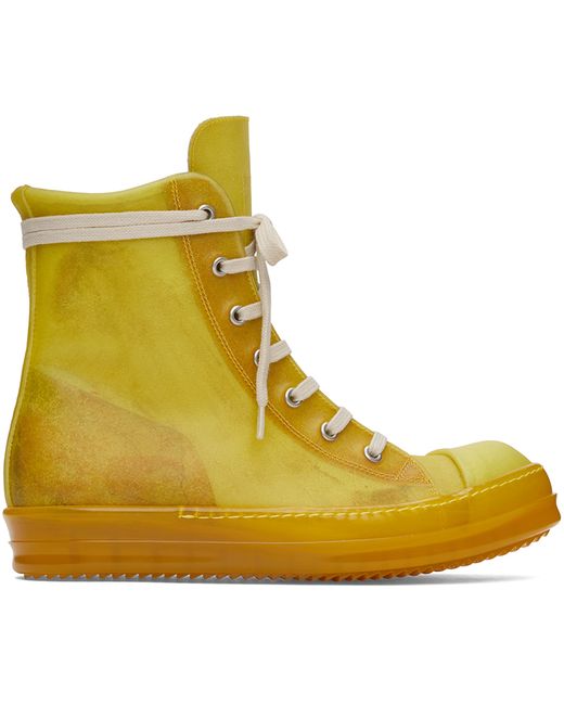 Rick Owens Yellow Sneakers