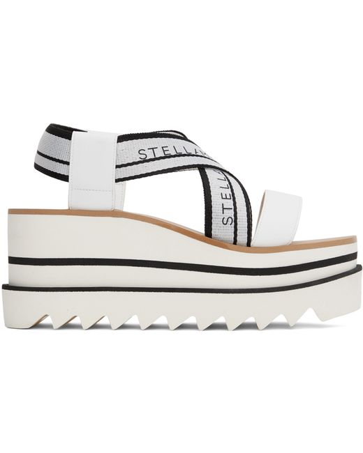 Stella McCartney Black Sneakelyse Platform Heeled Sandals