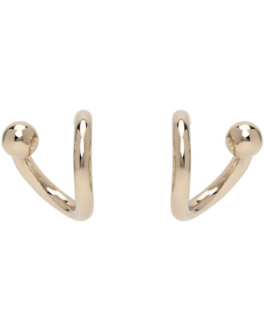 Justine Clenquet Gold Mel Earrings
