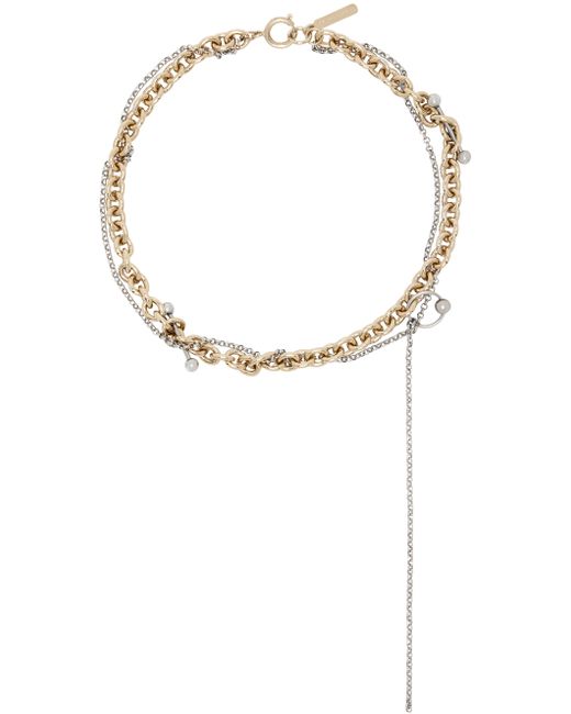 Justine Clenquet Gold Silver Helena Necklace