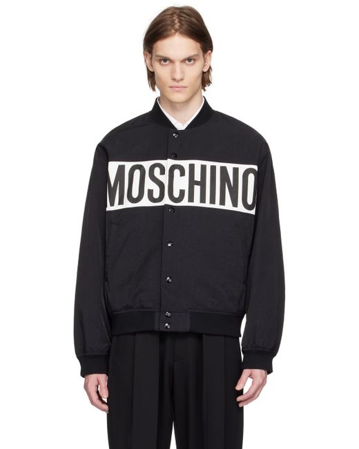 Moschino Printed Bomber Jacket