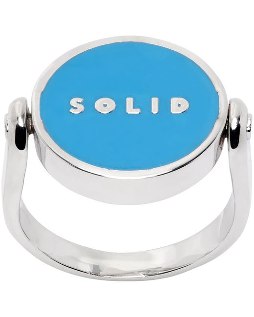 Solid Homme Silver Solid Round Ring