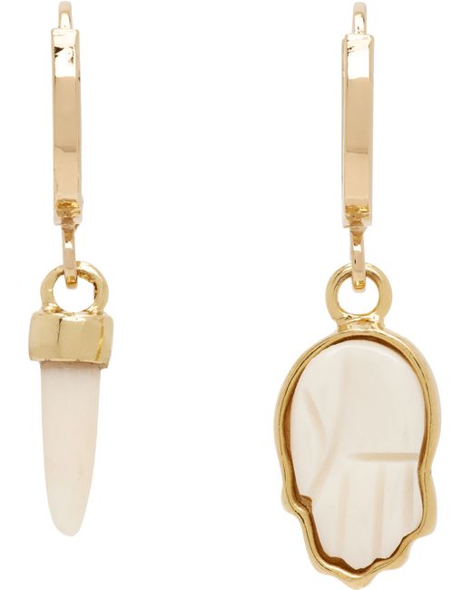 Isabel Marant Gold New Its All Right Earrings