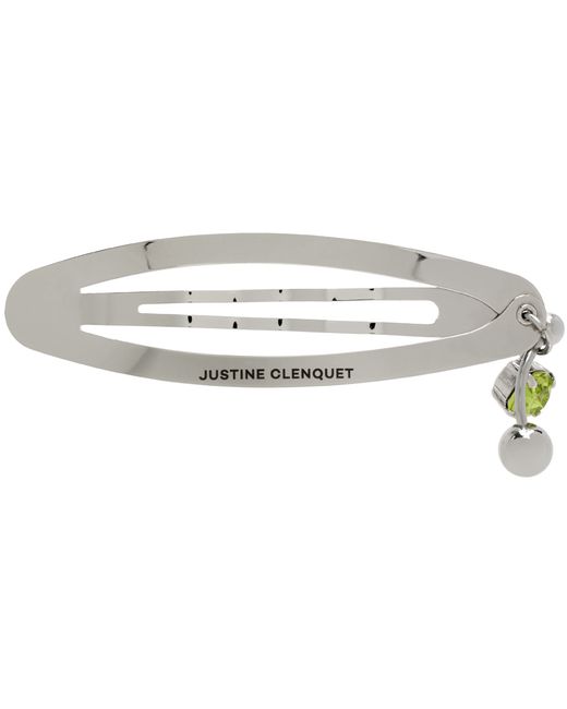 Justine Clenquet Silver Andrew Hair Clip