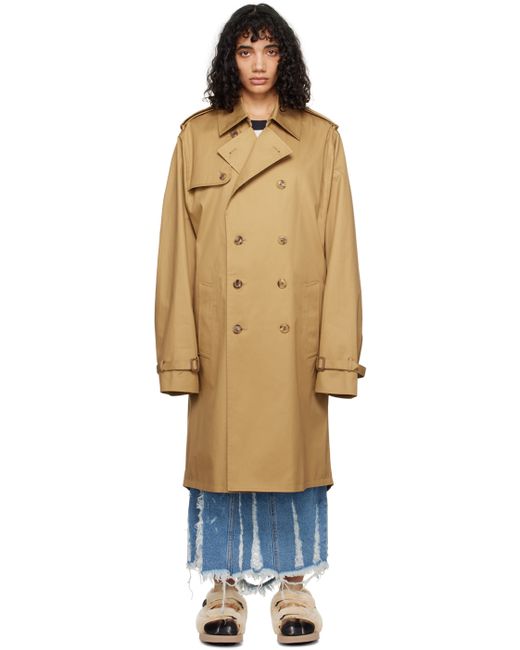 Doublet Tan Invisible Trench Coat