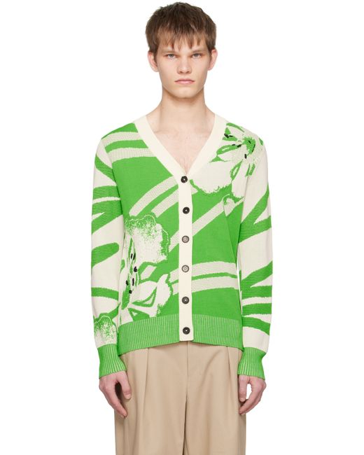 Feng Chen Wang White Floral Cardigan