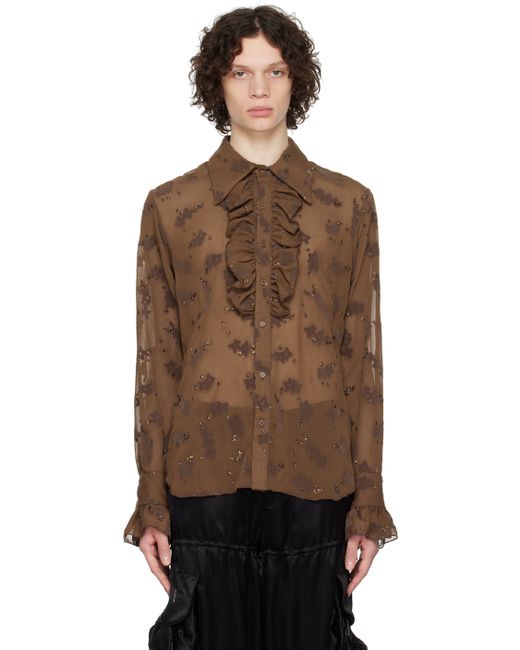 Anna Sui Exclusive Brown Shirt