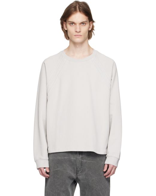 Acne Studios Gray Embossed Sweatshirt