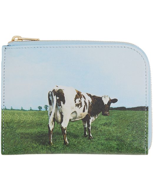 Undercover Blue Floyd Cow Print Wallet