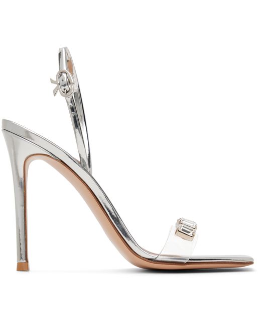 Gianvito Rossi Ribbon Candy Heeled Sandals